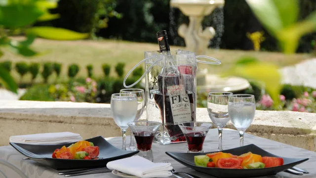 Repas Salade Tomate Floc De Gascogne